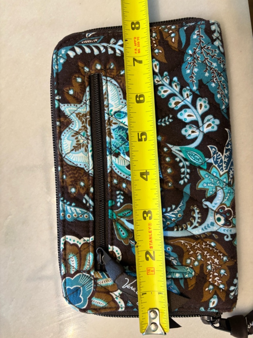 Vera Bradley Retired Print Java Blue Y2K 8pc Rolling Paisley Luggage Set - Picture 13 of 16